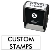 Aangepaste gepersonaliseerde 2,15 x 0,78" Zelfinkt Zelfinktende Stempel (In situ)