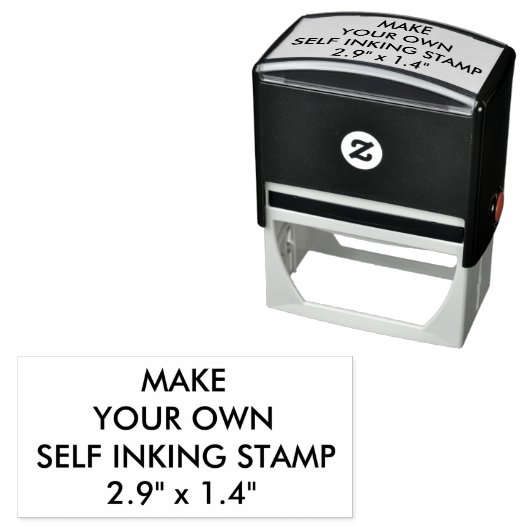 Aangepaste gepersonaliseerde 2,9" x 1,4" Zelfinkt Zelfinktende Stempel (In situ)