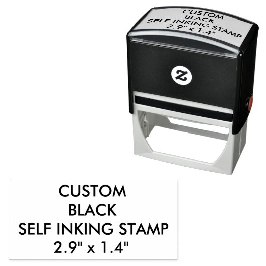 Aangepaste gepersonaliseerde 2,9" x 1,4" Zelfinkt Zelfinktende Stempel (In situ)