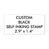 Aangepaste gepersonaliseerde 2,9" x 1,4" Zelfinkt  Zelfinktende Stempel (Design)