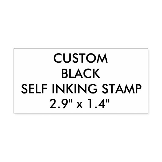 Aangepaste gepersonaliseerde 2,9" x 1,4" Zelfinkt  Zelfinktende Stempel (Design)