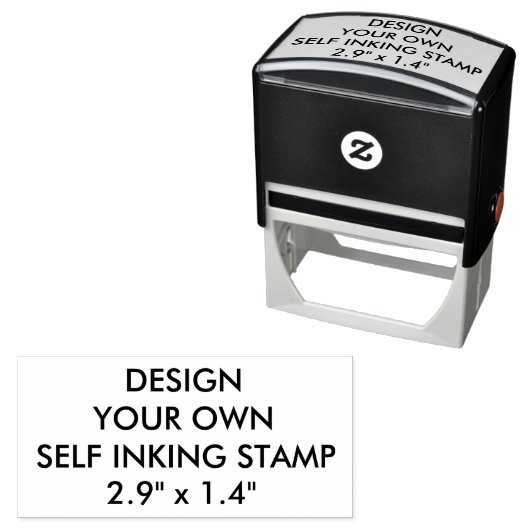 Aangepaste gepersonaliseerde 2,9" x 1,4" Zelfinkt  Zelfinktende Stempel (In situ)