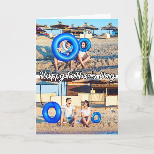 Aangepaste gepersonaliseerde 2-foto's Sjabloon Vad (Voorkant)