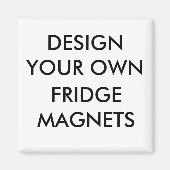 Aangepaste gepersonaliseerde 2" vierkante koelkast magneet (Voorkant)