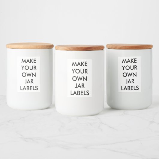 Aangepaste gepersonaliseerde 2" x 3" Food Jar Labe Voedselcontainer Etiket (Flessen)