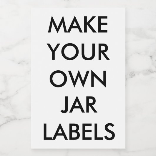 Aangepaste gepersonaliseerde 2" x 3" Food Jar Labe Voedselcontainer Etiket (Enkel label)