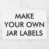 Aangepaste gepersonaliseerde 3" x 2" Food Jar Labe Voedselcontainer Etiket (Enkel label)