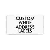 Aangepaste gepersonaliseerde 6871 Adresetiketten Etiket (Voorkant)