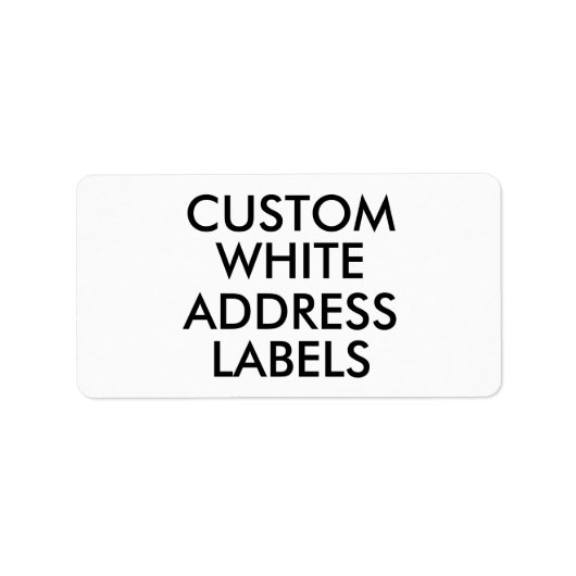 Aangepaste gepersonaliseerde 6871 Adresetiketten Etiket (Voorkant)
