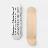 Aangepaste gepersonaliseerde 7.875" Skateboard Dec (Voorkant)
