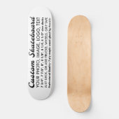 Aangepaste gepersonaliseerde 8.125" Skateboard Dec (Voorkant)