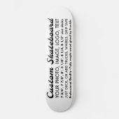 Aangepaste gepersonaliseerde 8.125" Skateboard Dec (Voorkant)