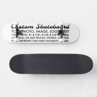 Aangepaste gepersonaliseerde 8,25" skateboard, vol persoonlijk skateboard