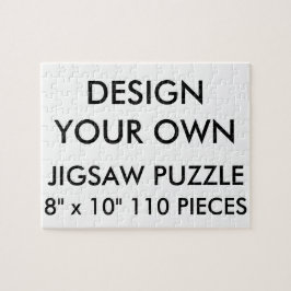 Aangepaste gepersonaliseerde 8 "x10" Jigsaw Puzzle Legpuzzel