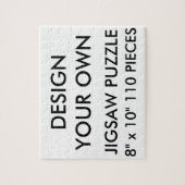 Aangepaste gepersonaliseerde 8 "x10" Jigsaw Puzzle Legpuzzel (Verticaal)