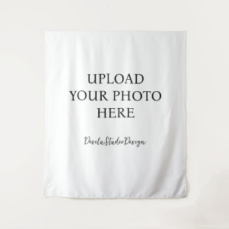 Aangepaste gepersonaliseerde achtergrond wandtapij wandkleed