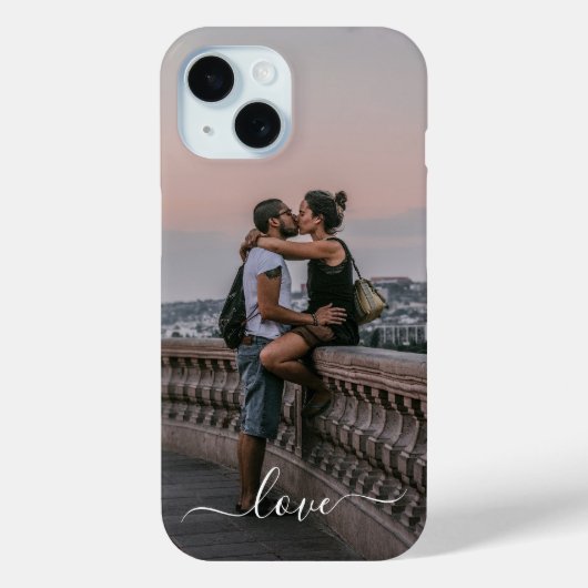 Aangepaste Gepersonaliseerde Afbeelding Eenvoudige Case-Mate iPhone Case (Achterkant)