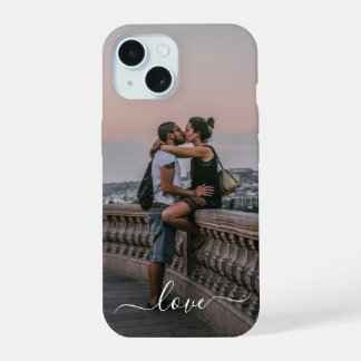 Aangepaste Gepersonaliseerde Afbeelding Eenvoudige iPhone 15 Case