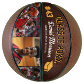 Aangepaste Gepersonaliseerde Afstuderen Senior Fot Basketbal (Verticaal)