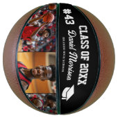 Aangepaste Gepersonaliseerde Afstuderen Senior Fot Basketbal (Verticaal)