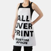 Aangepaste gepersonaliseerde All Over Print Schort (Insitu)