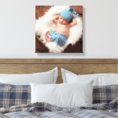 Aangepaste gepersonaliseerde Baby foto Canvas Art  (Insitu (Slaapkamer))