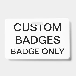 Aangepaste gepersonaliseerde BADGE lege sjabloon