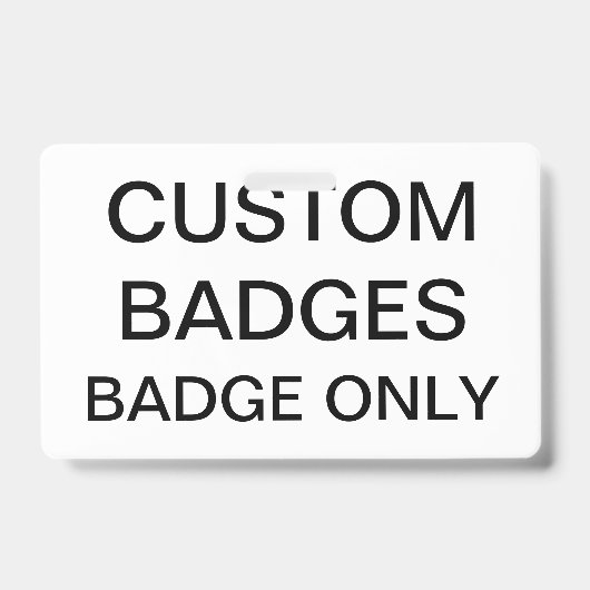 Aangepaste gepersonaliseerde BADGE lege sjabloon (Voorzijde)