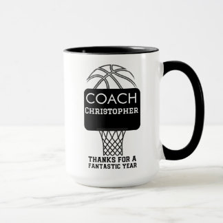 Aangepaste gepersonaliseerde basketbal coach gesch mok