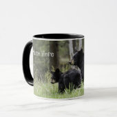 Aangepaste gepersonaliseerde Beer Coffee Mok Cup (Voorkant links)