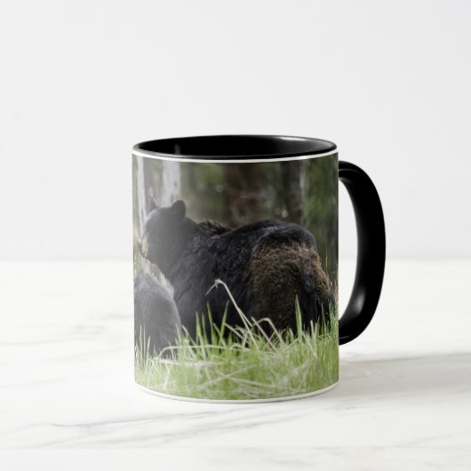 Aangepaste gepersonaliseerde Beer Coffee Mok Cup (Voorkant rechts)