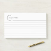 Aangepaste gepersonaliseerde bekleed 3M Post-it® n Post-it® Notes (Op bureau)