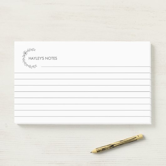 Aangepaste gepersonaliseerde bekleed 3M Post-it® n Post-it® Notes (Op bureau)