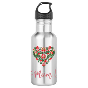 Aangepaste gepersonaliseerde Best Mum Ever Script Waterfles