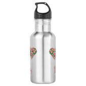 Aangepaste gepersonaliseerde Best Mum Ever Script Waterfles (Achterkant)