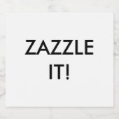 Aangepaste gepersonaliseerde Bierfles Label Blank Bier Etiket (Enkel label)