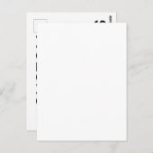 Aangepaste gepersonaliseerde bruiloft Dank u Brief Briefkaart (Voorkant / Achterkant)