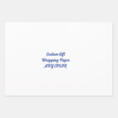 Aangepaste gepersonaliseerde cadeauverpakking, elk inpakpapier vel (Voorkant 3)