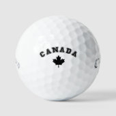 Aangepaste gepersonaliseerde Canada Maple Leaf Pri Golfballen (Voorkant)