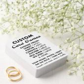 Aangepaste gepersonaliseerde CANASTA Speelkaarten  (Insitu (Huwelijk))