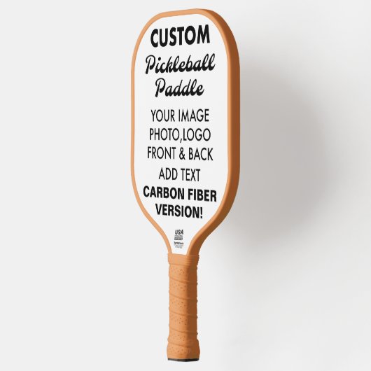 Aangepaste gepersonaliseerde CARBON FIBER PICKLEBA Pickleball Paddle (Links)