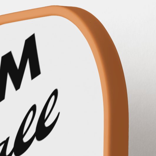 Aangepaste gepersonaliseerde CARBON FIBER PICKLEBA Pickleball Paddle (Links Detail)