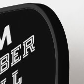 Aangepaste gepersonaliseerde carbonfiber paddlebal pickleball paddle (Links Detail)