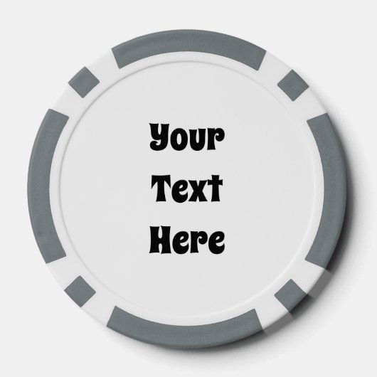 Aangepaste Gepersonaliseerde Casino Poker Chips (Achterkant)