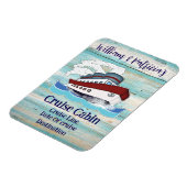Aangepaste gepersonaliseerde Cruise Cabin Stateroo Magneet (Linkerzijde)
