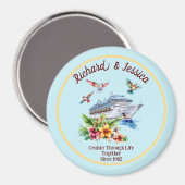 Aangepaste gepersonaliseerde Cruise Ship Cabin Sta Magneet (Voorkant / Achterkant)