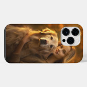 Aangepaste gepersonaliseerde cute pug hond i telef iPhone hoesje (Achterkant horizontaal)