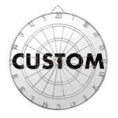 Aangepaste gepersonaliseerde Dartboard Regelgroott Dartbord (Voorkant)