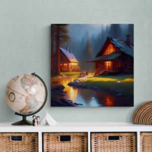 Aangepaste gepersonaliseerde digitale Waterverf Pr Poster