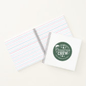 Aangepaste gepersonaliseerde DIY Christmas Crew st Notitieboek (Binnen)